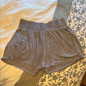 Gray Casual Shorts